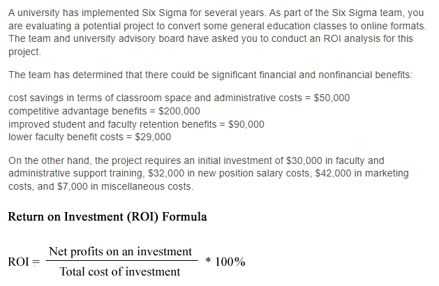 What is the ROI percentage for the year, expressed as a percentage, for this particular project? Round your answer to one decimal place.